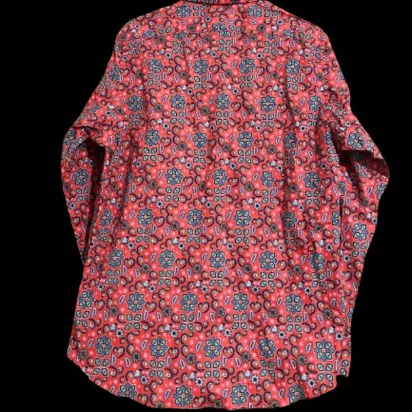 Cremieux Premium Denim Men’s Multi Paisley & Floral Print Button Down Shirt Sz-M - Picture 6 of 6